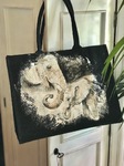 Einkaufstasche art Auftragsmalerei Malerei Kunst München Anja Frackmann Painting