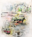 Wien Sachertorte Auftragsmalerei Malerei Kunst München Anja Frackmann Painting