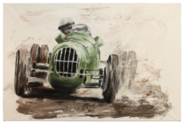  Rennwagen  Auftragsmalerei München Anja Frackmann Oldtimer Classic Cars art
