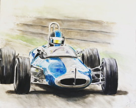 Auftragsmalerei München Anja Frackmann Oldtimer Classic Cars art