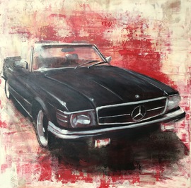 Auftragsmalerei München Anja Frackmann Oldtimer Classic Cars art