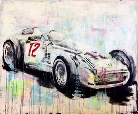 Auftragsmalerei München Anja Frackmann Oldtimer Classic Cars art