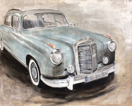 Auftragsmalerei München Anja Frackmann Oldtimer Classic Cars art